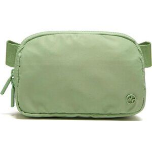 New Two Way Zipper Fanny Pack Nylon Everywhere Belt Bag for Women, Water